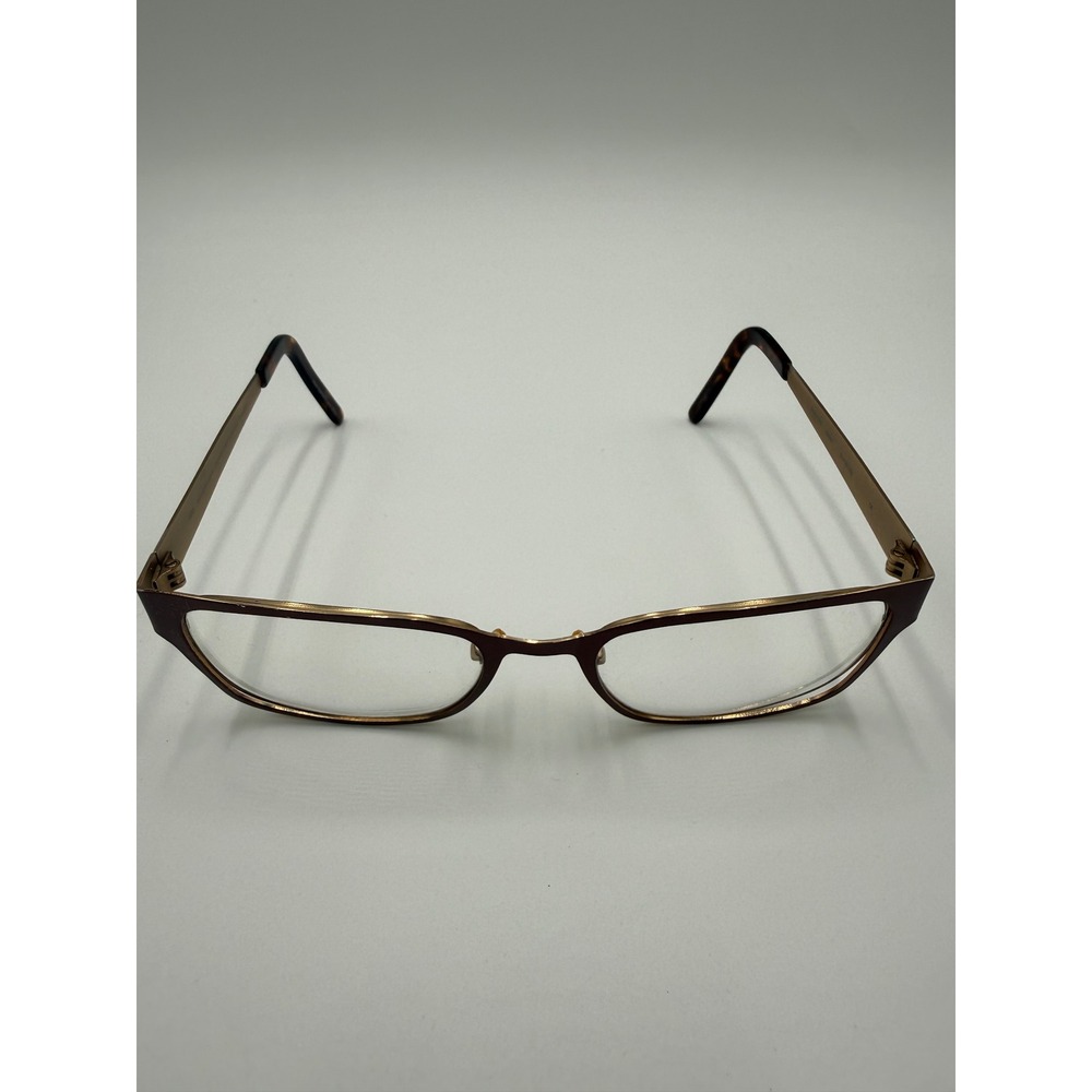 Eco Eyeglasses Women 51-16-140 Brown Bronze Good Rectangular Metal Frames